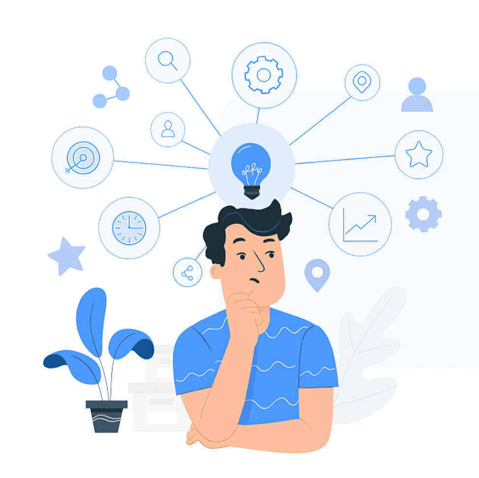 Illustration of process diagnostics and data analysis for AI